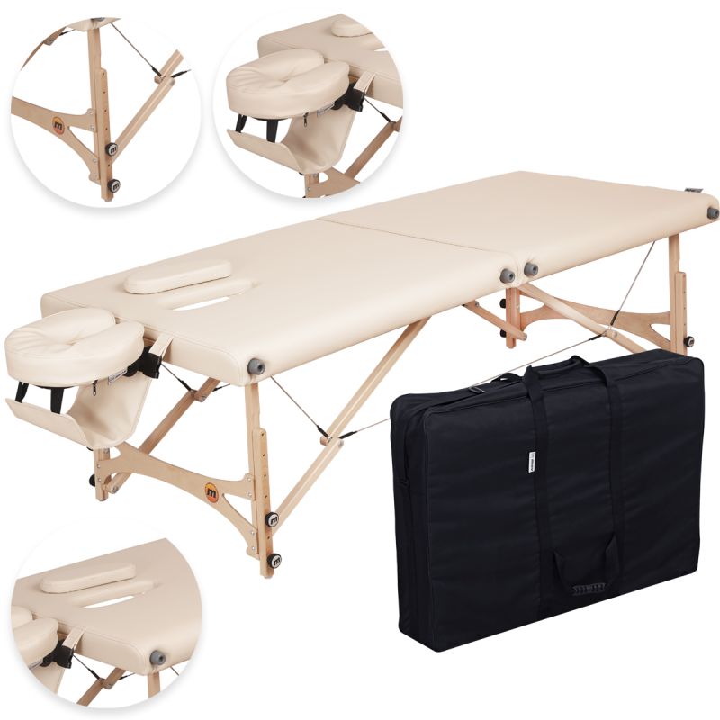 Premium Pro 80 - STÓŁ SKŁADANY masaż klasyczny, sportowy, refleksologia -Łóżka do masażu- 